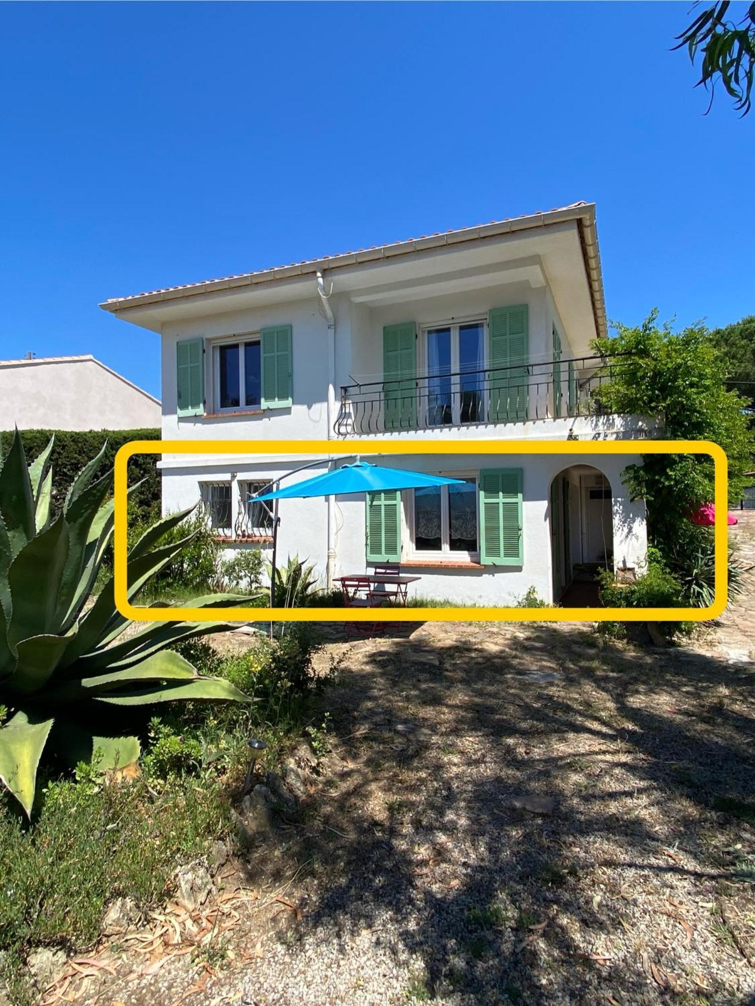 Chez Madou, T1 En Bas De Villa Et Rez De Jardin A 900M De La Mer Et Des Commerces Fréjus Extérieur photo